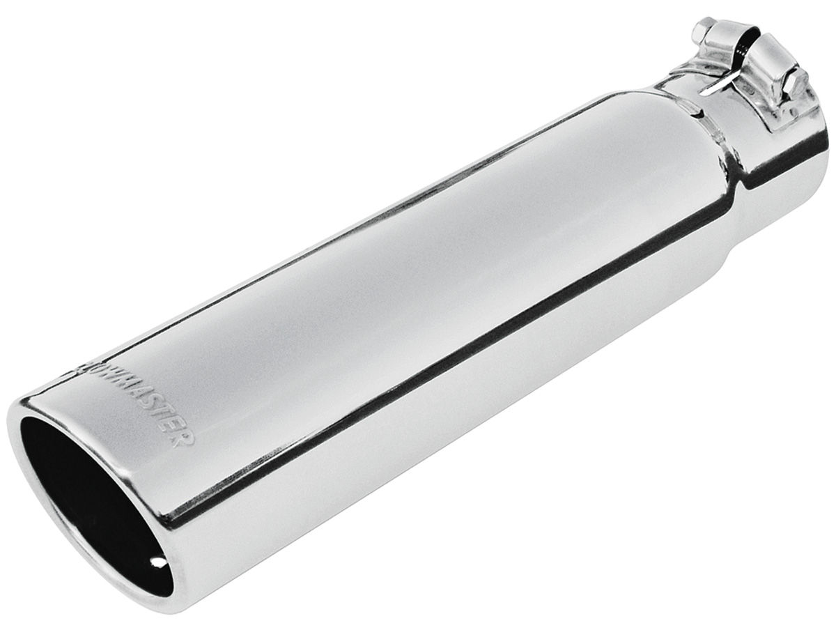Exhaust Tip, Rolled Edge, Flowmaster, 3" Tip, 21/2" Pipe, 12" Long