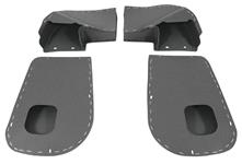 Heater Boxes, Kick Panel & Door, 1954-56 Cadillac, Exc. Brougham