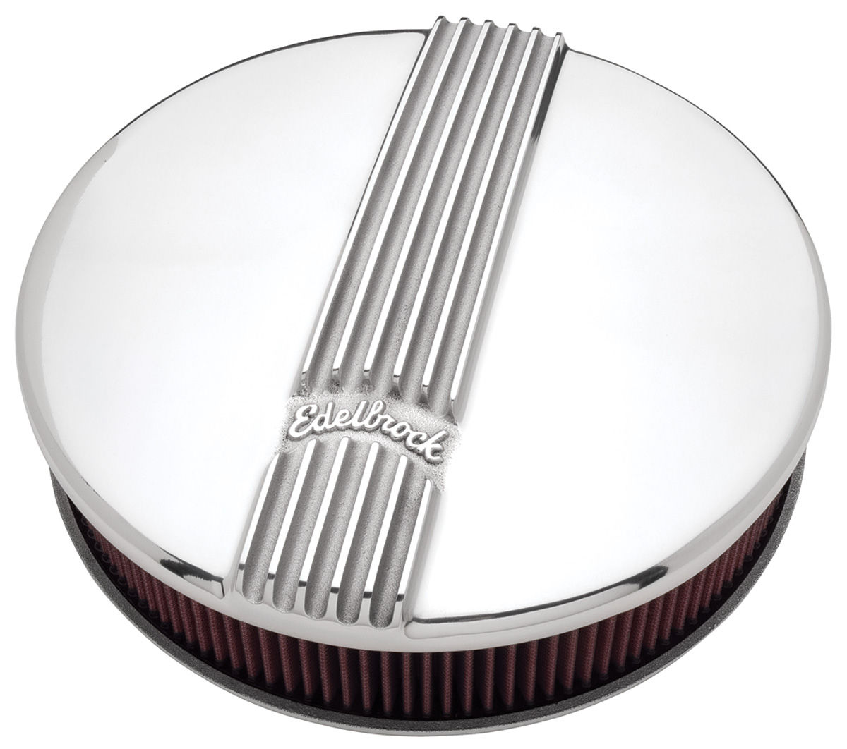 Air Cleaner, Edelbrock, Round, Classic Series, 4BBL, Polished