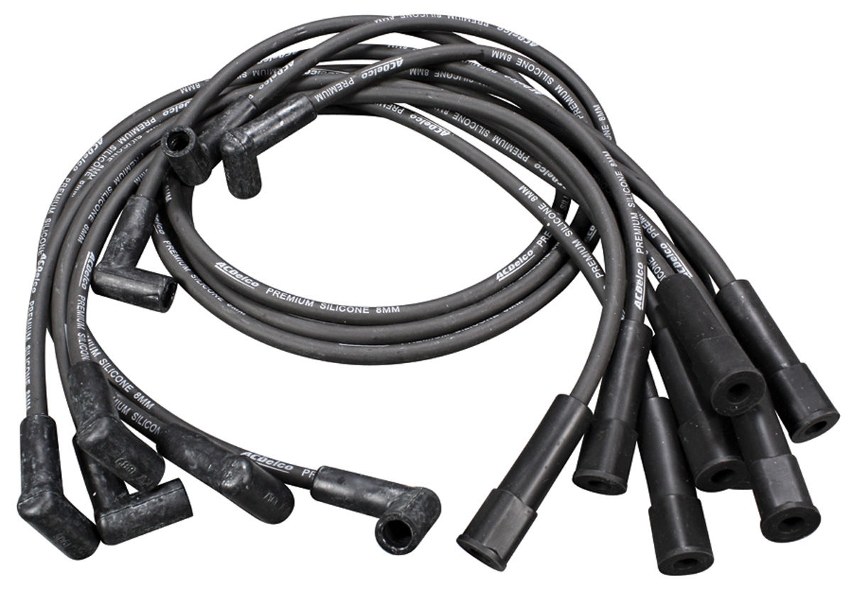 AC Delco Spark Plug Wire Set, 1976 Cadillac Seville, Straight/90°