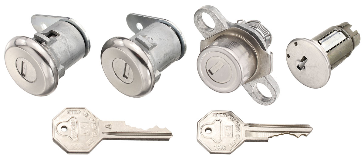 Door, Trunk And Glove Box Lock Set With GM Keys, PY-155 - Hydro-E-Lectric - Foto 6