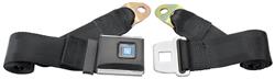 Seat Belts, Non-Retractable, GM Buckle, Plastic Top