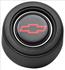 Steering Wheel Kit, 1967-69 Chevrolet, Autocross II, Leather,Red Bowtie, Hi-Rise