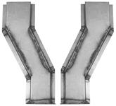 Body Support, Rear, 1965-66 Cadillac, Next to Rear Bumper, Pair