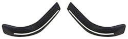 Bumper Impact Strips, Rear, 1973 Eldorado, Ends