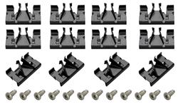Clip Set, Pinchweld Molding, 1966-67 A-Body, 1965-66 Cadillac, Convertible, 24pc