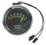 Tachometer, 1966 Chevelle/El Camino, 6000 RPM w/ 5200 Red Line
