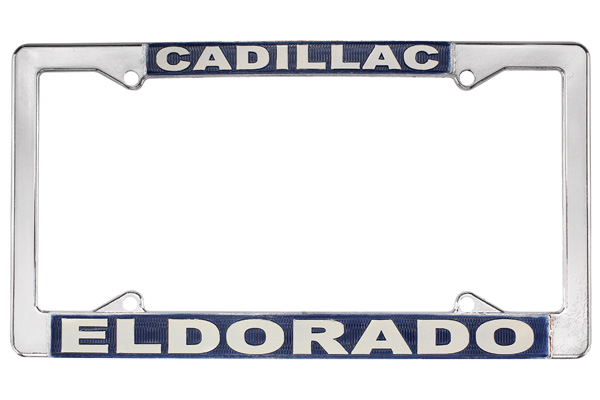 Frame, License Plate, Cadillac Eldorado