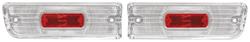 Lens, Back-Up Lamp, 1964 Chevelle, Clear, Pair