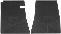 Floor Mats, Rubber, 1965, El Camino, Script Letter w/ Bowtie