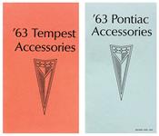Accessorizer Booklet, 1963 Pontiac, 2 Books