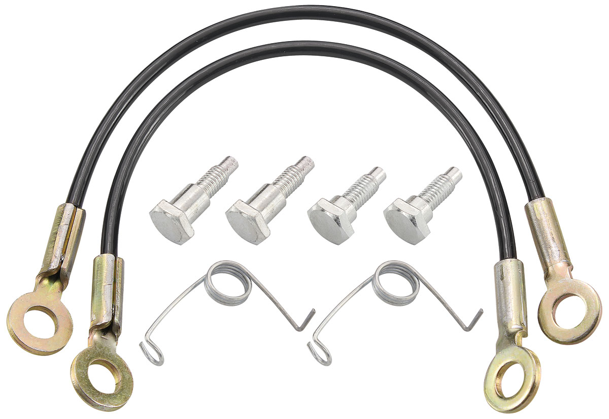 RESTOPARTS Tailgate Cable Kit, 196877 El Camino, 8 pc
