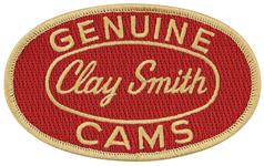 Patch, Clay Smith, Red/Gold, 4" X 2-1/2"