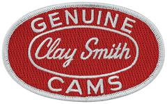 Patch, Clay Smith, Red/Silver, 4" X 2-1/2"