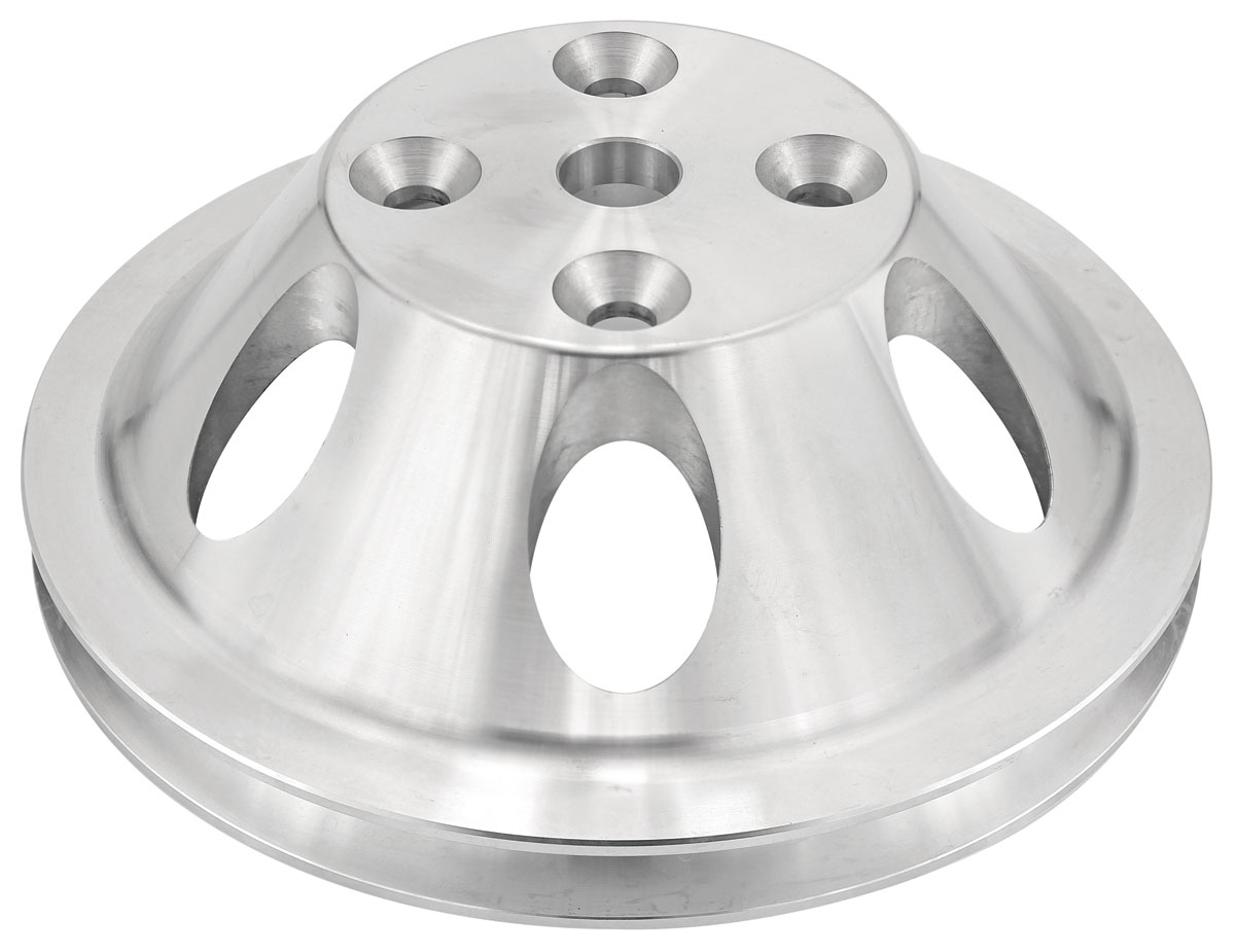 Pulley, Water Pump, 196985 Small Block Chevy, Aluminum, Single Groove