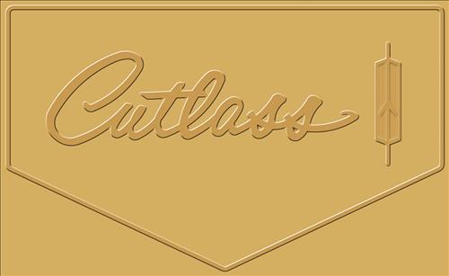 thumbnail image 2 of 4pc Black Carpeted Floor Mats With Embroidered Cutlass For 1964-1987 Oldsmobile Cutlass 2 of 6