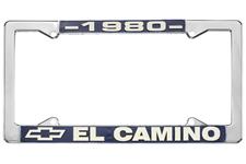 License Plate Frame, 1980 El Camino
