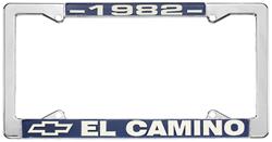 License Plate Frame, 1982 El Camino