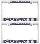 License Plate Frame, 1970 Cutlass