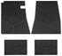 Floor Mats, Rubber, 1965 Pontiac, Tempest Custom w/Arrowhead Emblem