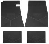 Floor Mats, Rubber, 1965 Buick, GS w/Tri-Shield Emblem