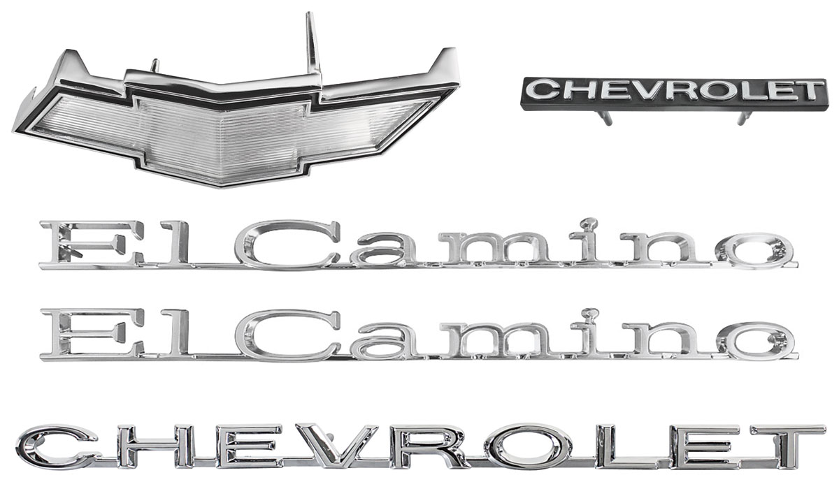 The Parts Place Inc. 1967 El Camino Hood Emblem – Front Panel – Direct Replacement EM2241E-710789
