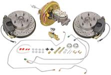 Disc Brake Kit, Front, 67 A-Body, Stock Spindle, OE Booster, 11" Rotors, Deluxe