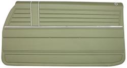 Door Panels, 1968 El Camino, Front, Assembled PUI