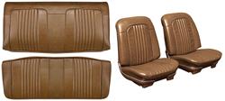 Seat Upholstery Kit, 1971-72 Chevelle, Front Buckets/Coupe Rear LEG