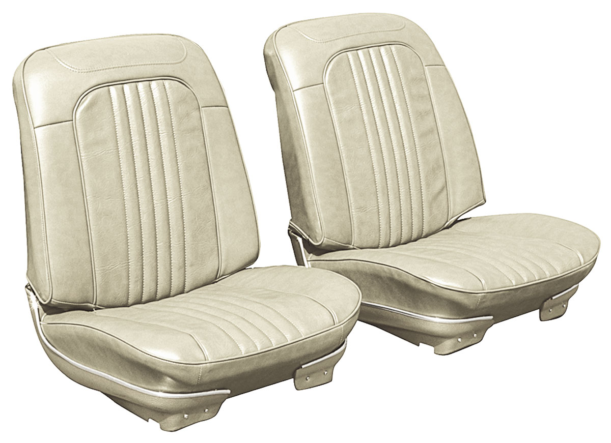 Seat Upholstery, 197172 Chevelle, Front Buckets PUI