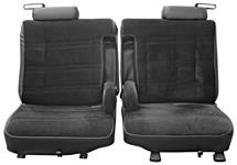 Seat Upholstery Set, Cloth, 1978-80 Monte/Cut/Rgl, Ft Split Bench,2 Armrest/Rear