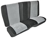 Seat Upholstery, 1985-87 Grand National, Black/Gray Cloth, Rear, PUI