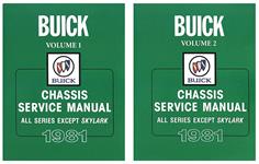 Service Manual, Chassis, 1981 Buick