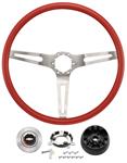 Steering Wheel Kit, 67-68 CH/EC, 67-72 Truck, 3-Spoke Comfort Grip