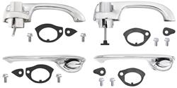 Door Handle Kit, Outer, 1970-72 4-Door/Wagon, Front/Rear
