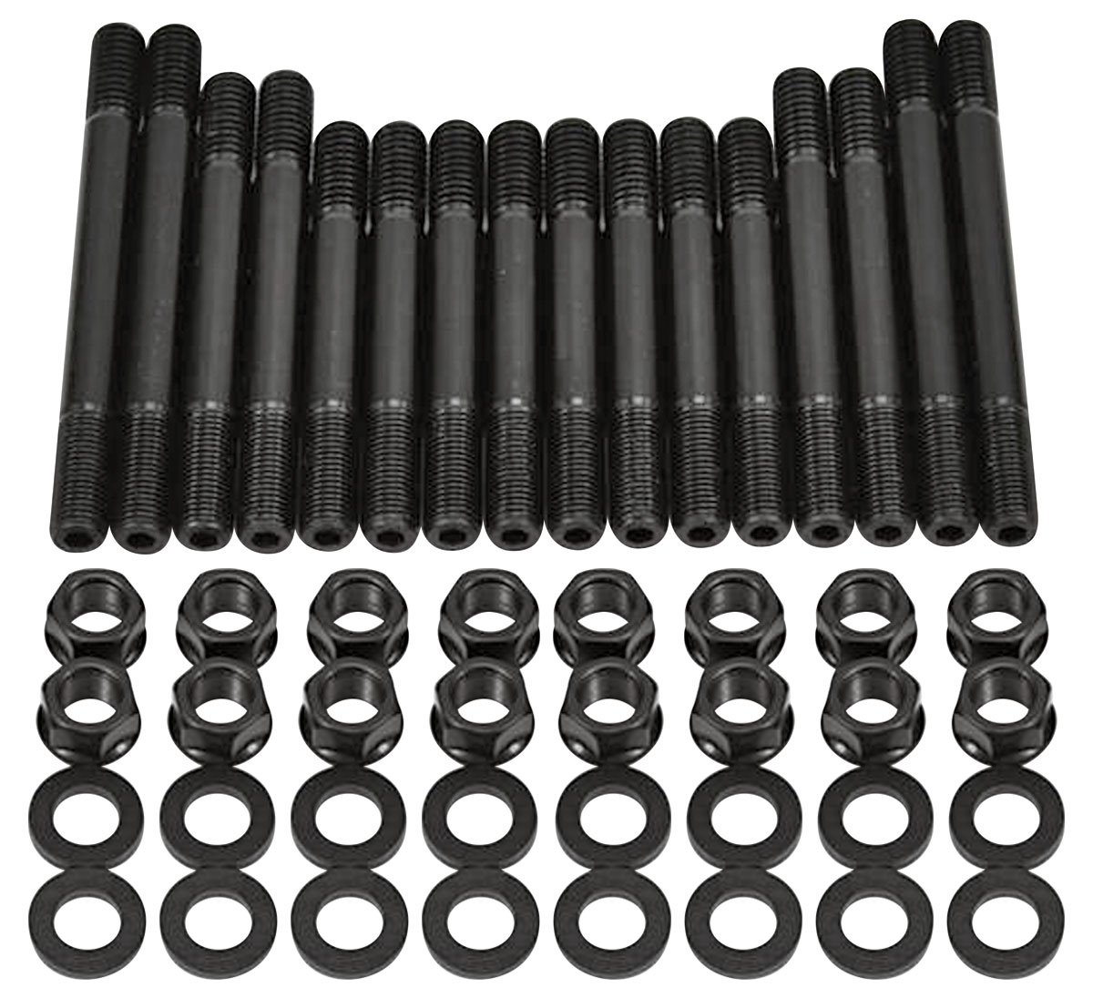 Studs, Cylinder Head, ARP, 198687 GN/TType V6, Hex Head
