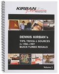 Book, Dennis Kirban's Tips Trivia & Sources for 1986-87 Turbo Regals Vol. 2
