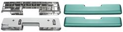 Armrest Base/Pads, Front, 1965-67 Cutlass, 1965-66 Riviera/Bonneville/Grand Prx