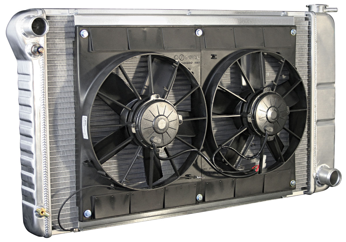 DeWitts Radiators Radiator/Fan Combo, Aluminum, DeWitts, 196872