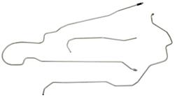 Fuel Line, Front/Rear, 1985-87 GN/T-Type, Turbo, DS Routing, 3/8", 3pc
