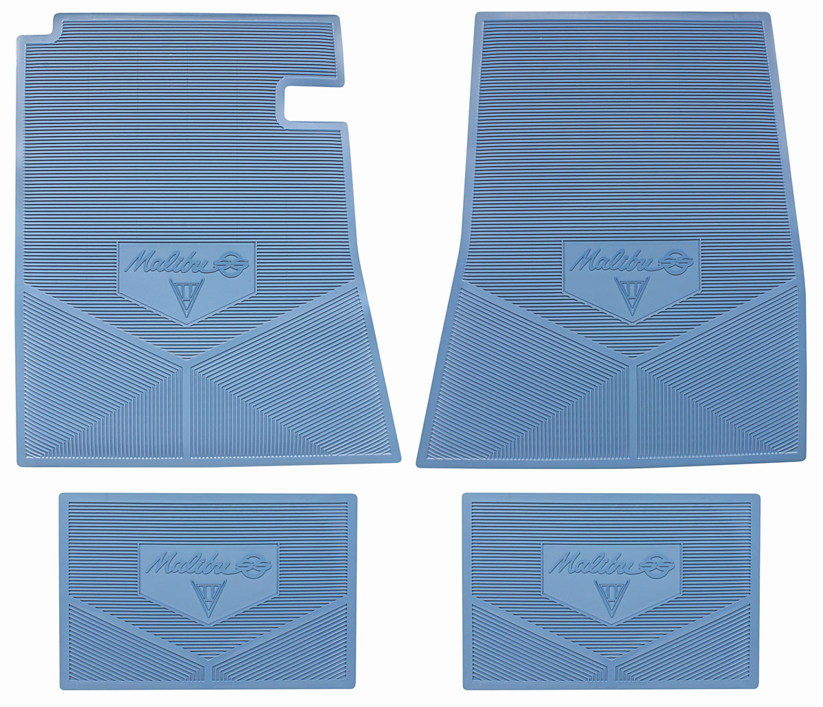 Legendary Auto Interiors Floor Mats, Rubber, 1964 Malibu, Script SS