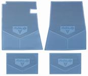 Floor Mats, Rubber, 1964 Malibu SS, Script
