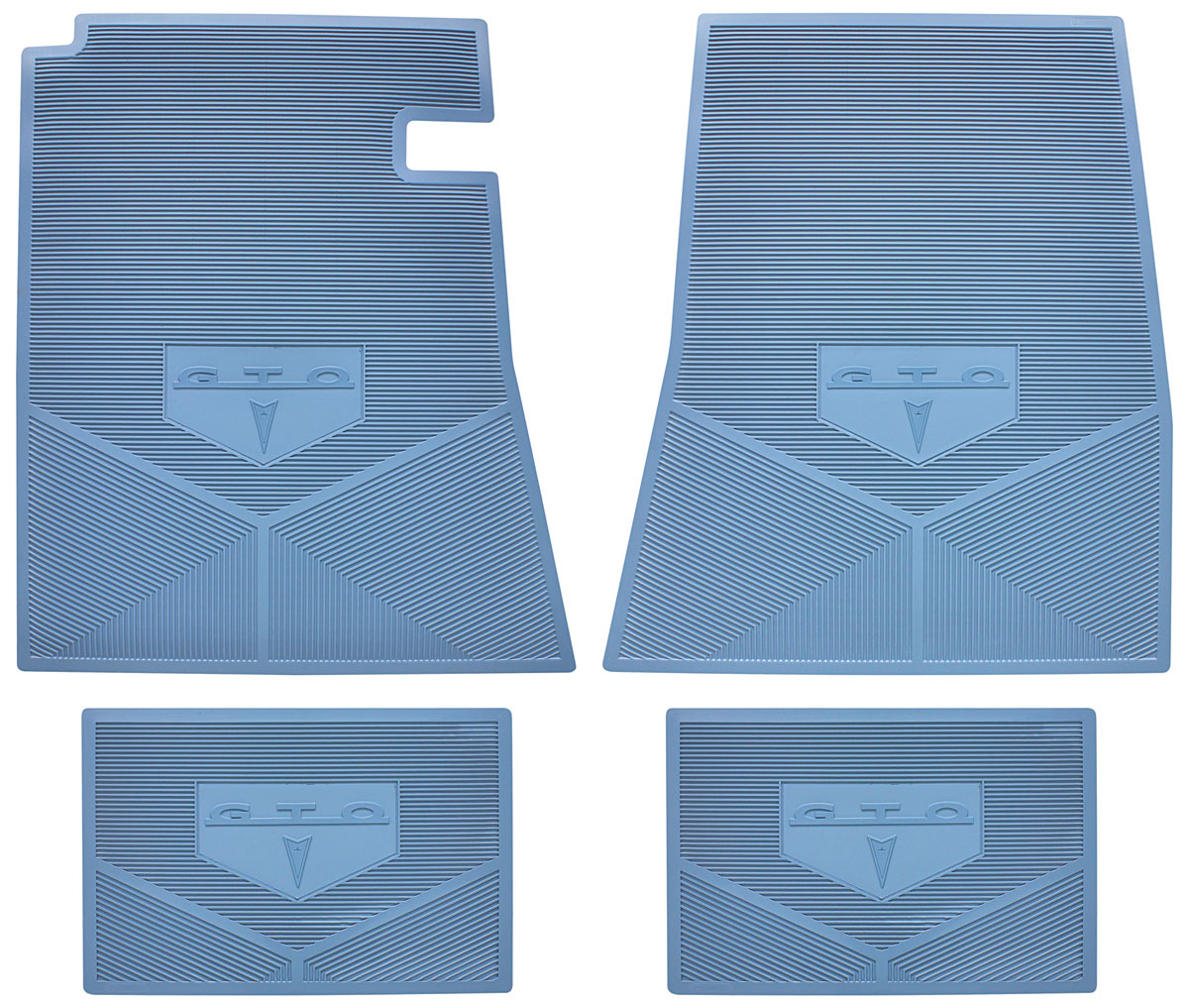 Legendary Auto Interiors Floor Mats, Rubber, 196465 Pontiac, GTO