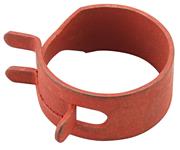 Pinch Clamp, Fuel Line, Fits 11/16" OD Hose, Red Phosphate