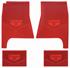 Floor Mats, Rubber, 1968-72 Buick, Skylark w/Tri-Shield Emblem