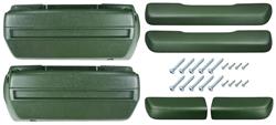 Armrest Base/Pad Kit, Front/Rear, 1968-69 A-Body/68-69 Catalina, w/o Rear Bases, 12"