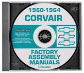 Factory Assembly Manuals, Digital, 5-Volumes, 1960-64 Corvair