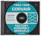Factory Assembly Manuals, Digital, 5-Volumes, 1965-69 Corvair