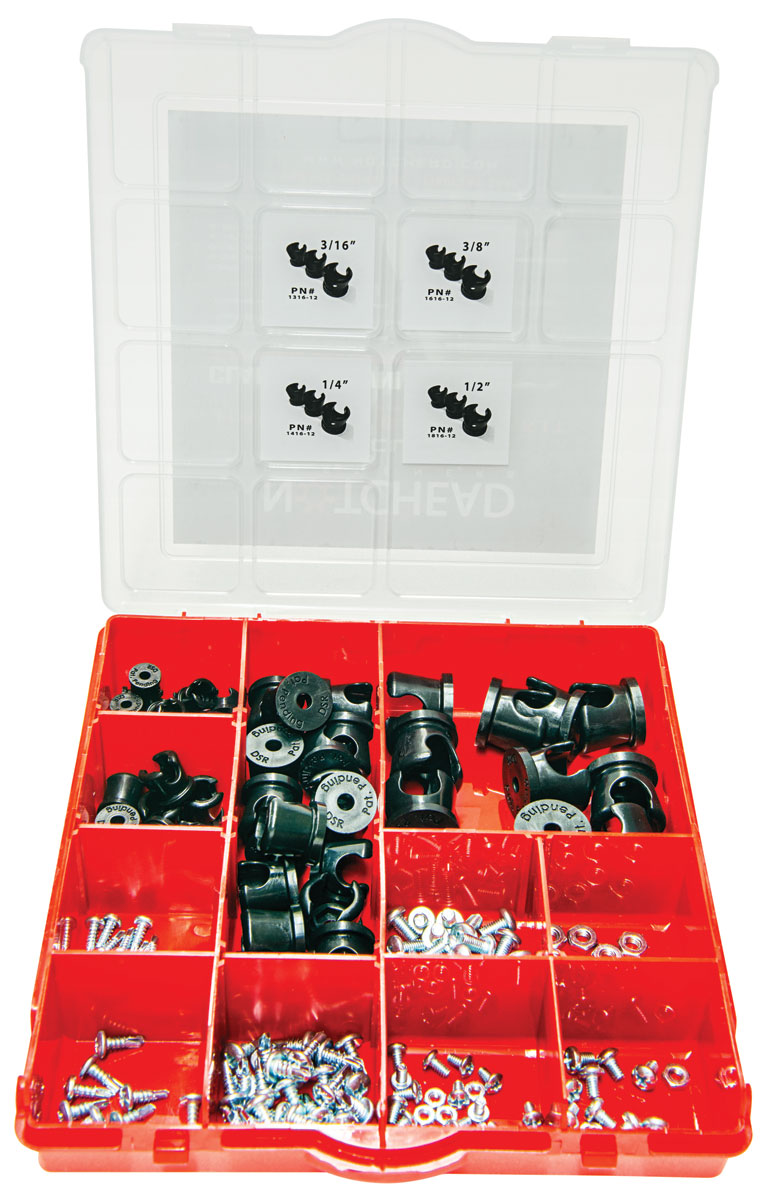 Line Clamps, Notchead, Hard Line Builder Set, 56pc @ OPGI.com