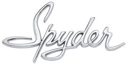 Emblem, Fender, 1962-64 Corvair, Spyder Script